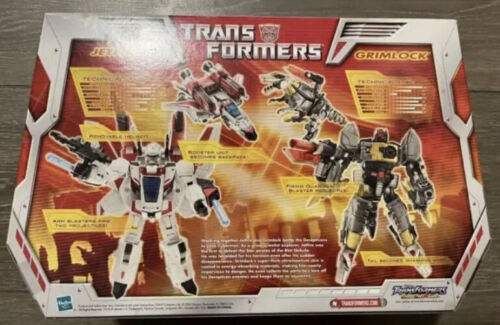 GRIMLOCK JETFIRE Limited MIB Rare Hasbro Transformers TFCC Exclusive Classic RID - Picture 2 of 2