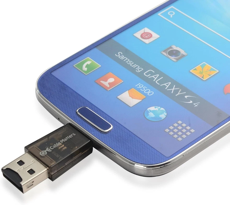 Cable Matters Nano 2 en 1 lector de tarjetas microSD con OTG Foto 4 de 4