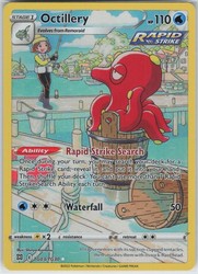 Octillery TG03/TG30 Brilliant Stars Trainer Gallery Full Art Holo