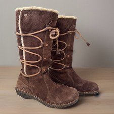 UGG Womens Surfcat Brown Suede/Sheepskin Leat...