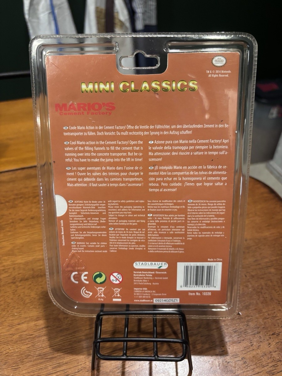 Mario's Cement Factory Blue Mini Classics Nintendo NEW Sealed | eBay