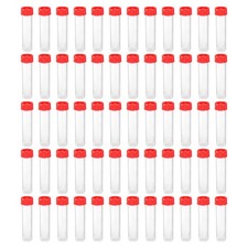 PATIKIL 30mL Plastic Test Tubes, 60 Pack Frozen Test Tube Vial Container Storage