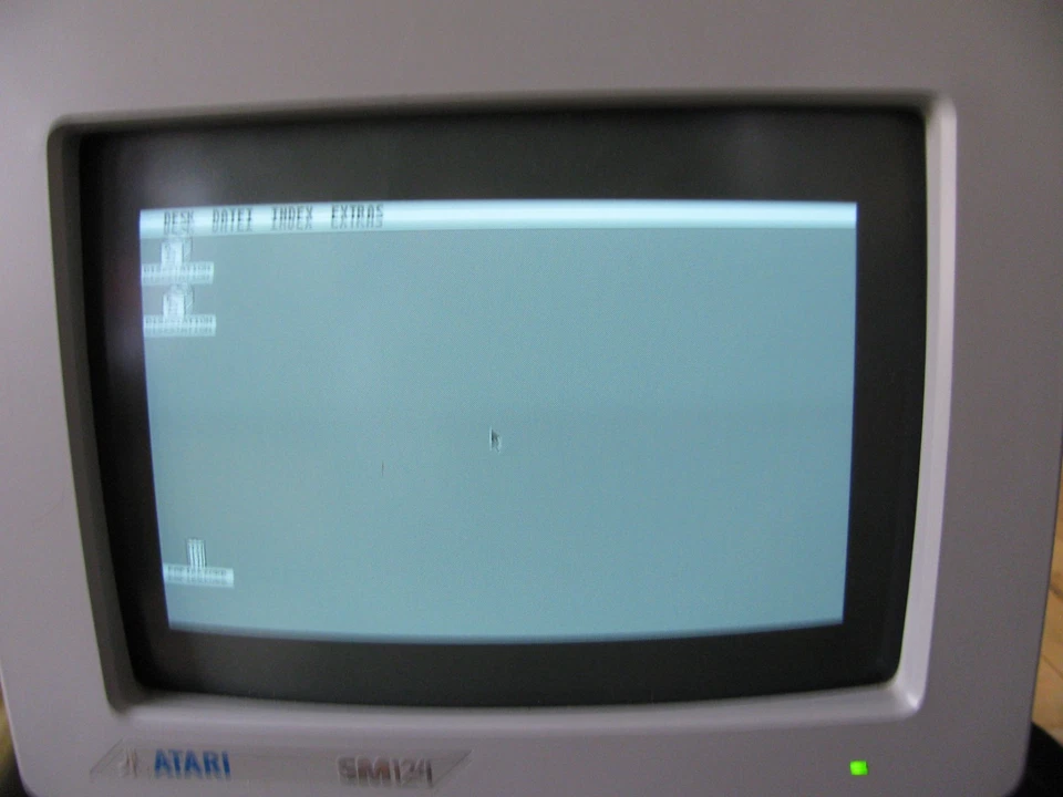 352| Atari Set mit Computer 1040ST, Monitor SM124 und Drucker NEC Pin Writer P7 - Bild 2 von 4