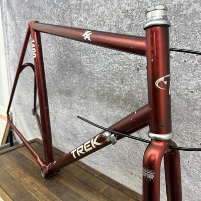 Vintage Trek 1400 ZX Aluminum Road Bike Frame 58cm Copper Easton