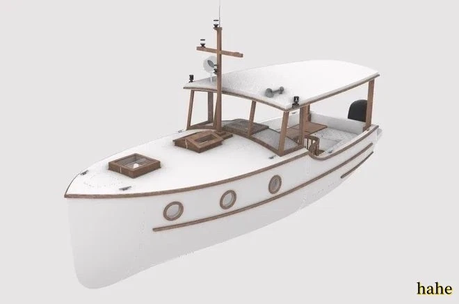 1/12 Prana Classic 26 Yacht 700mm 27.6" Wooden Yacht Model Assemble DIY Kit - Image 4 of 4