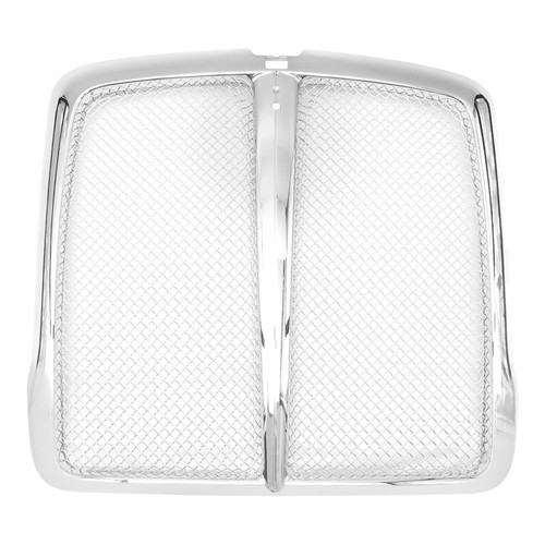 For Kenworth T660 2008-2019 Chrome Front Grille With Bug Mesh Screen