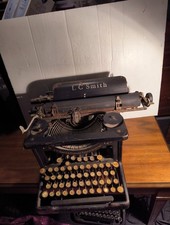 Antique Vintage LC Smith Corona Manual No. 8 12