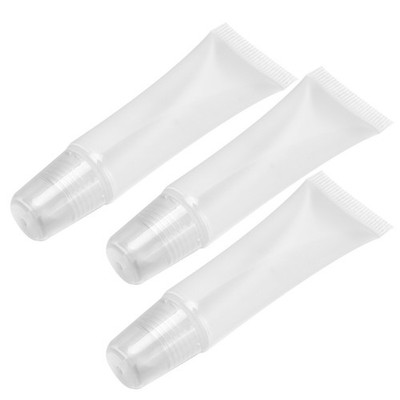 50pcs 10 ml leere Subpackage Lippencreme -Röhrchen Glanz nachfüllbare Röhrchen