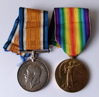 Medal pair Irish Officer O'HARA Violetstown Mullingar Westmeath Ireland