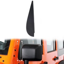 Door Side Mirror Triangle Flag Applique For Jeep Wrangler JK 2007-2018