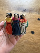 Handmade Guatemala Worry Doll Trouble Doll Hair Barrette