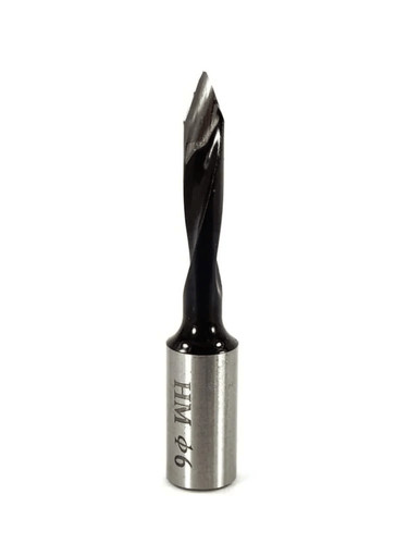 Whiteside DT6-57 Right Hand V-Point Dowel Drill 6mmCD, 57mmOAL