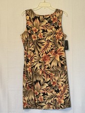 AGB Tropical Floral Print Dress, Women’s Size 14M, Pls Read Desc About Size NWT