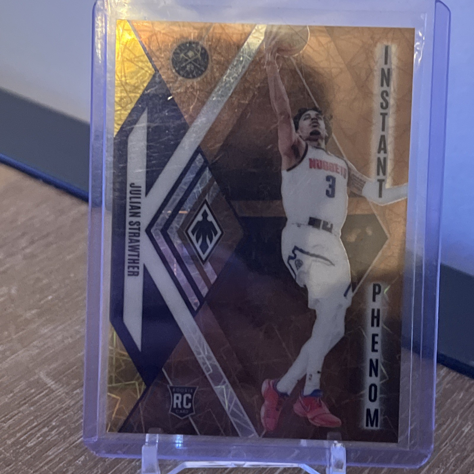 2023-24 Panini Phoenix Instant Phenom Julian Strawther #6 Bronze Lazer /49 (RC)