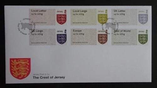 2023 The Crest of Jersey Post & Go Jersey FDC