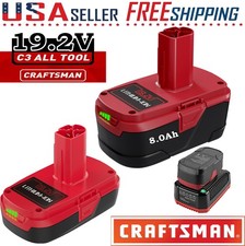 1-2Pack 3.5/8Ah for Craftsman 19.2V Lithium XCP Battery/Charger C3 DieHard 11375