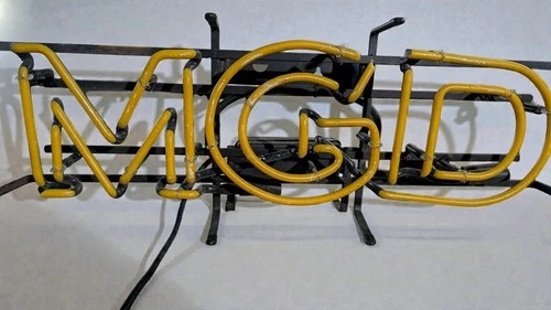 Vtg Miller Genuine Draft MGD Neon Sign (NON WORKING BROKEN TUBE SEGMENT)