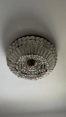 Lüster, Kronleuchter, Kristall, groß Durchmesser 40cm Höhe 55cm wunderschön - Bild 1 von 4