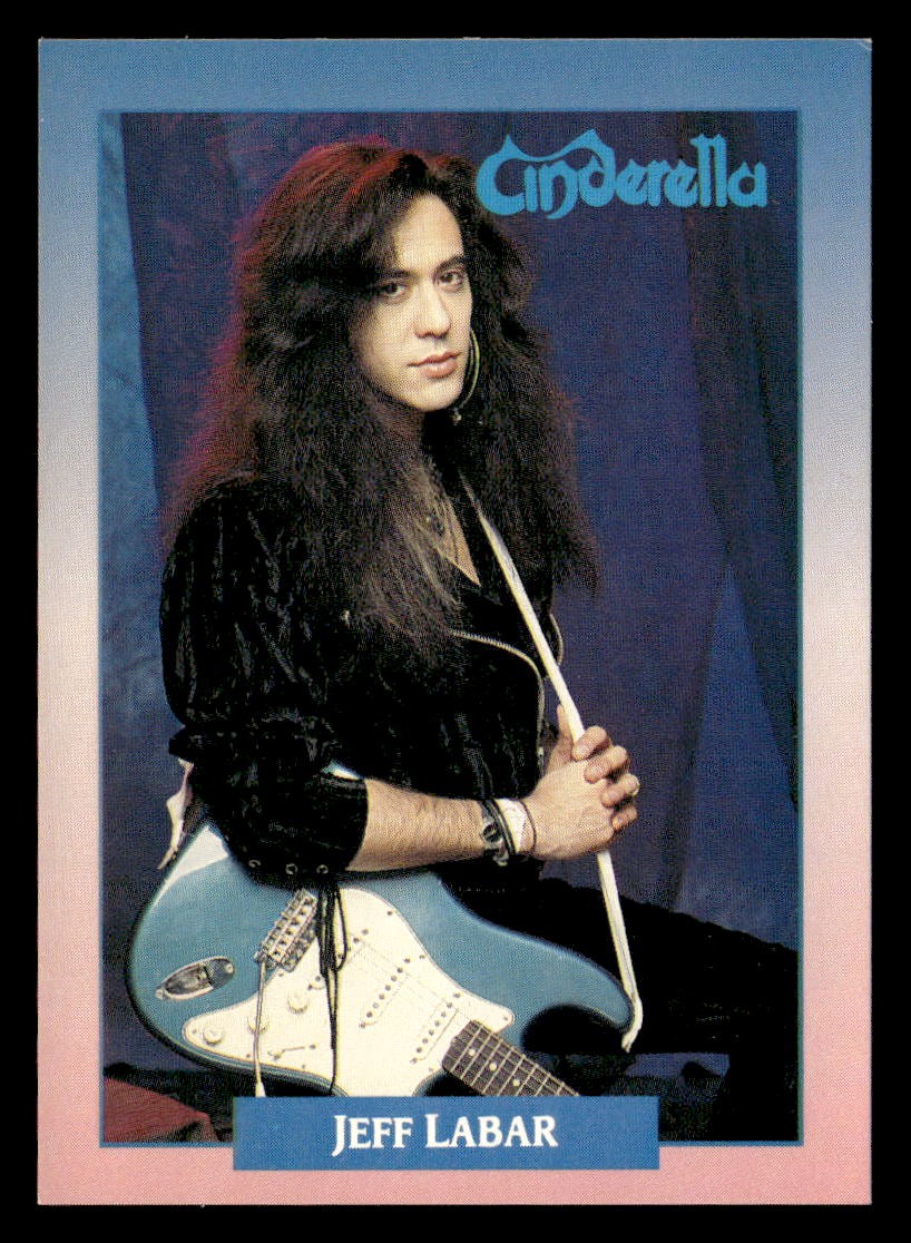 1991 Brockum Rock Cards #80 Jeff Labar Set Break