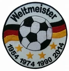 Football World Cup 2014 with 1954 1974 1990 Patch 8cm (674-1)