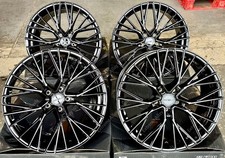 Alloy Wheels 20" Black RF11 For Bmw X5 E70 F15 + X6 E70 E71 F16 Wr