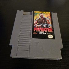 Predator Arnold Schwarzenegger Nintendo NES Game Cartridge Tested Works 1985