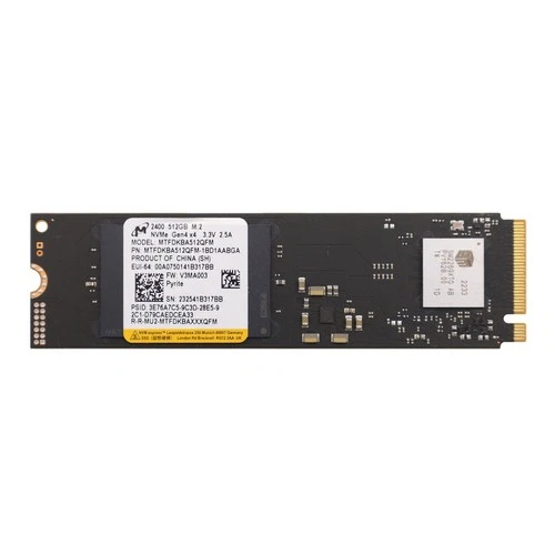 Micron 2400 512GB SSD Solid State Modul M.2 2280 M-Key PCIe 4.0 x4 512 GB