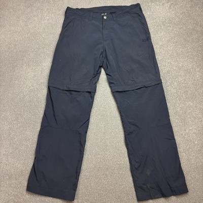 Jack Wolfskin Hose Erwachsene 36x30 blau Wandern Berg Outdoor Regenhose Herren*