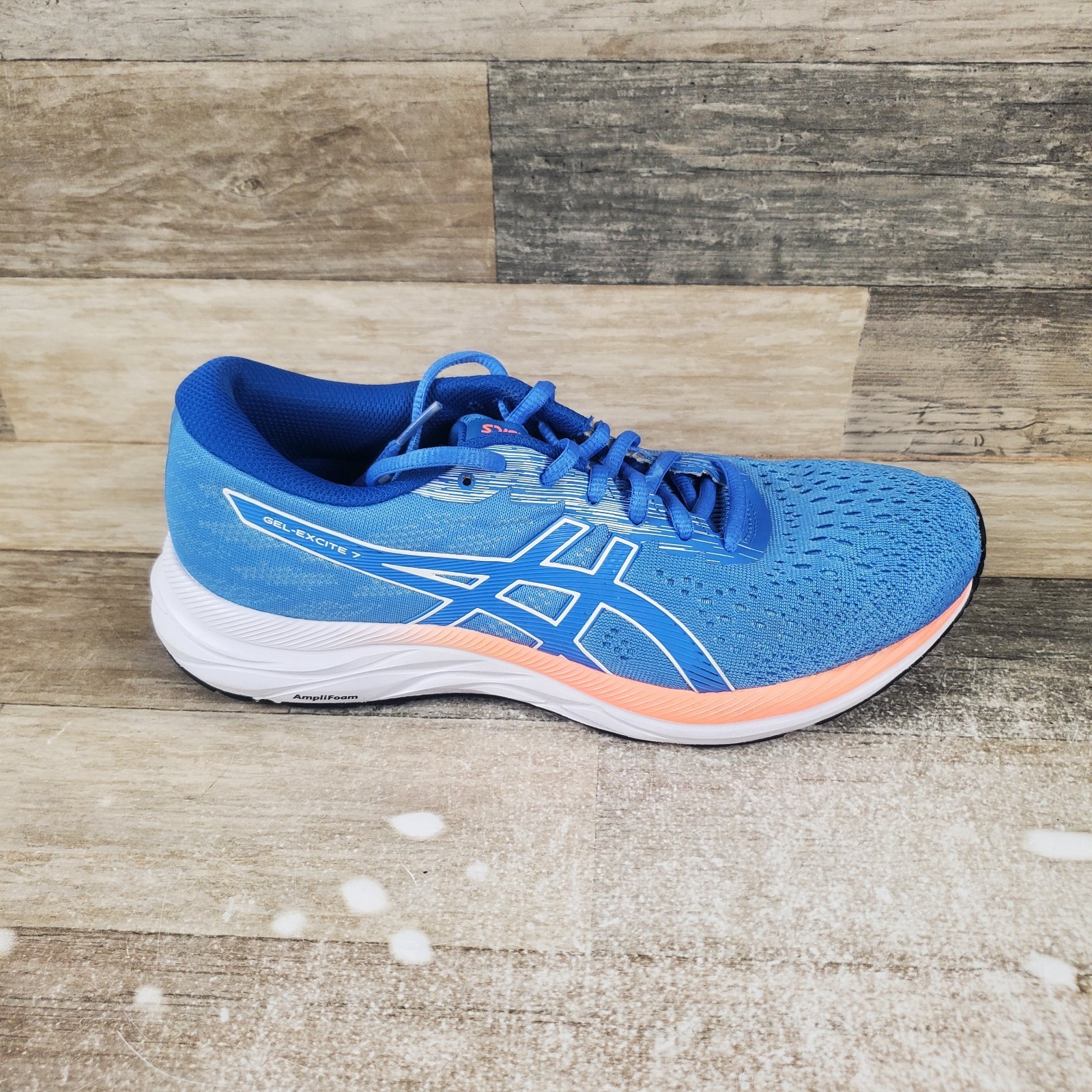 Asics Gel-Excite 7 Womens Shoes Sz 9.5 Running Lace Up Low Top Sneaker