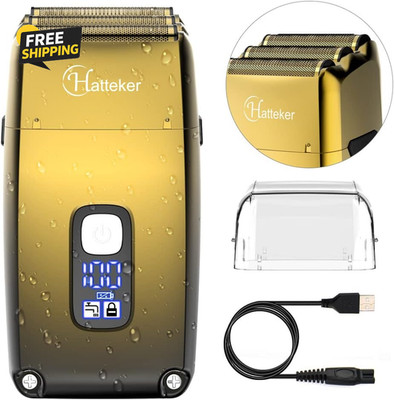 Foil Head Shaver Triple Blades Electric Shaver Razor Men Close Bald Head Barber