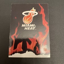 1994-95 NBA Hoops Miami Heat Team Logo Basketball Card Skybox #404