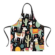 Apron Adjustable Waterproof with Two Deep Pockets Wowen men for Summer BBQ Po...