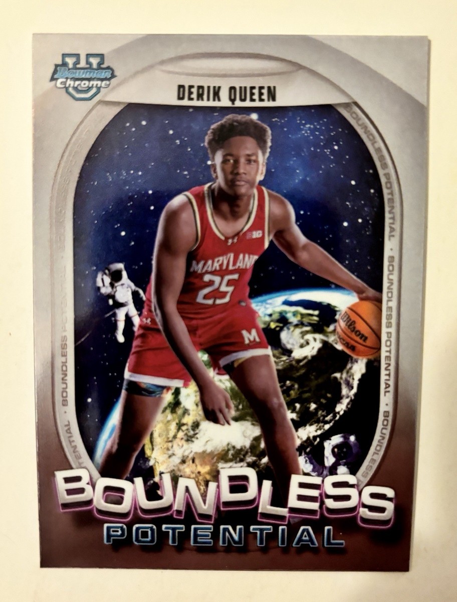 Derik Queen: Boundless insert- 2025 Topps BowmanU chrome Rookie