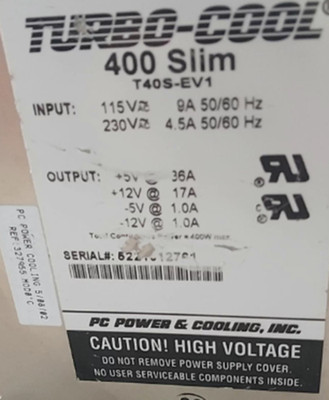 TURBO-COOL 400W industrial control power supply