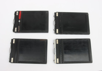 4 Graphics 4x5 film holders. Graflex Inc