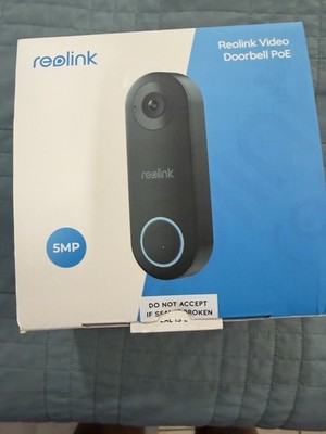 Reolink Video Doorbell WIFI 2K+  5MP Person Detection 2-Way Audio