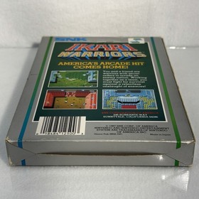 Ikari Warriors 1⭐️NICE Complete CIB 3 Screw Hangtab ⭐️Nintendo NES Original Box