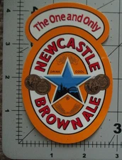 NEWCASTLE CLASSIC BROWN ALE 4" Logo STICKER decal craft beer brewery brewing U