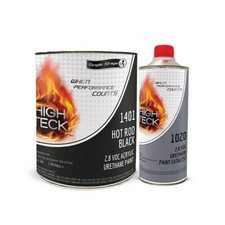 High Teck 1401-1 Acrylic Urethane 2k Single Stage Paint 1 Gal Hot Rod Black