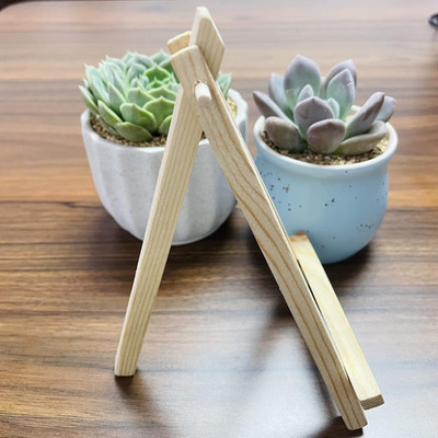12 Stück Holz Mini Staffeleien, kleine Tischplatte Kunst Display Malerei Staffelei, Schreibtisch...