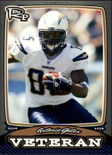 2008 Topps Rookie Progression Veterans Bronze #PVAG Antonio Gates Card /389. rookie card picture