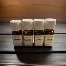NEW Aura Cacia Discover Relaxation Essential Oil Kit  (4) 0.25 fl oz (7.4 mL) 
