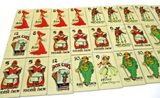 1930s Big Dick From Boston Board Game Cards 60 Solid 