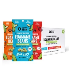 Crunchy Roasted Edamame Beans - Variety Pack (24 Bags)