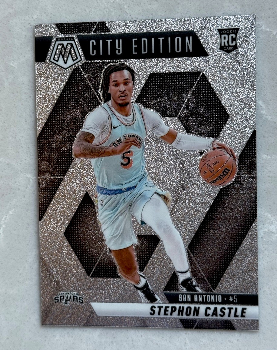 2024-25 Panini Mosaic - City Edition Rookie #290 Stephon Castle Glitter SSP RC