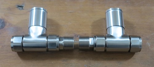 Modern Manual Radiator Valves - Milan Radiator Valve Set - Ideal for Towel Rails - Picture 22 of 52