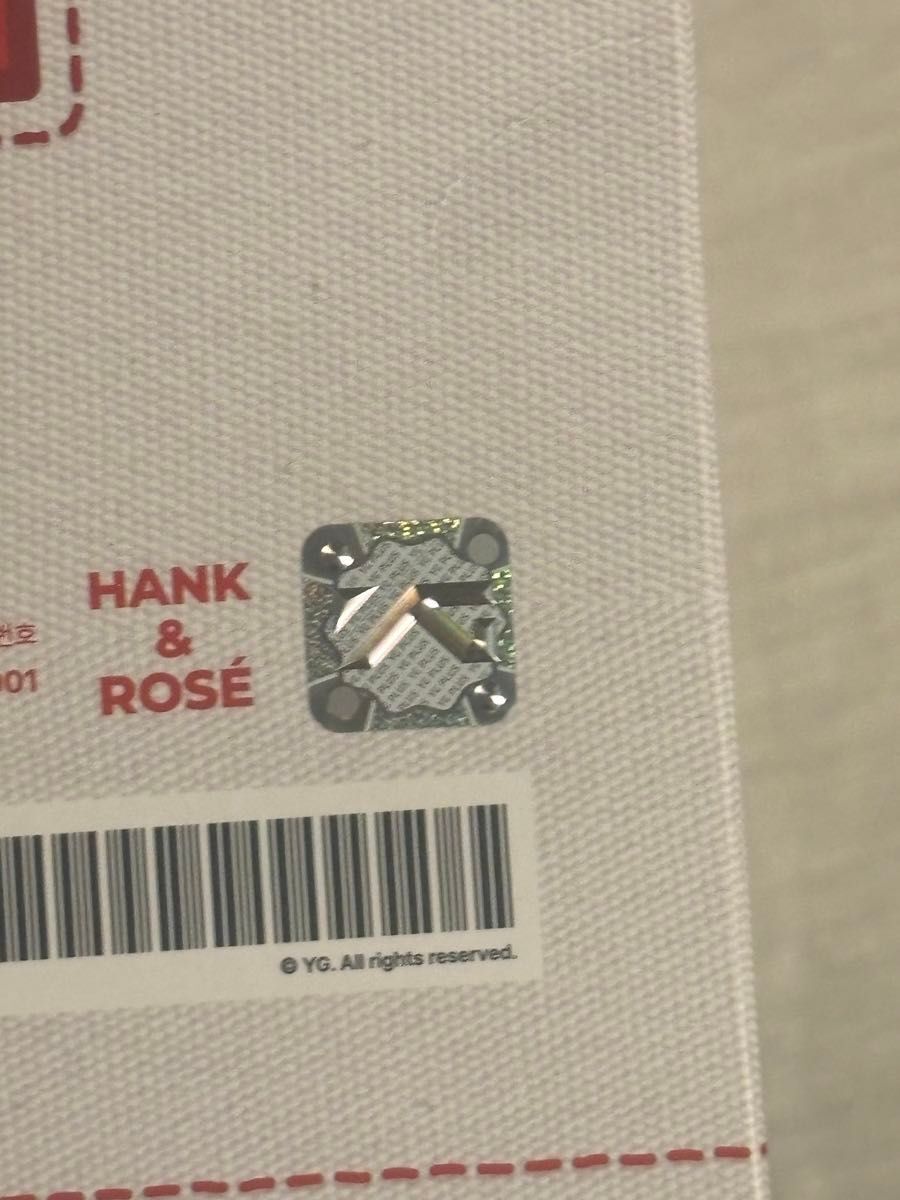 BLACKPINK Hank & Rose Rosie Character Plush Doll 2024 New