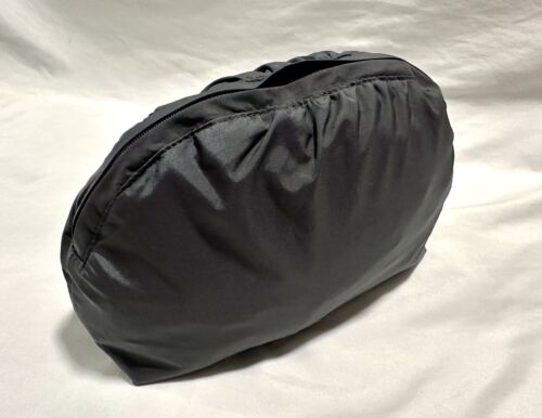 Cole Haan Women's Back Bow Packable Hooded Rain Jacket Dark Grey Size S - Picture 9 of 11