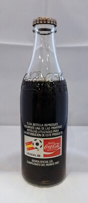 Vintage Coca Cola Mundial 1982 Spain Fifa World Cup 10oz (29 cl