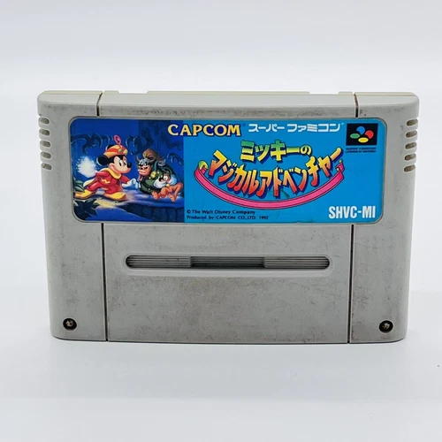 Mickey Mouse Magical Quest Adventure Nintendo Super Famicom Video Game Tested